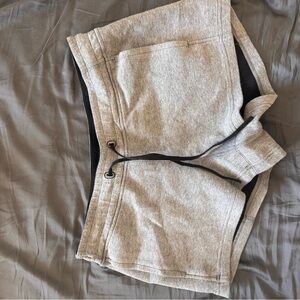 Gray Drawstring Shorts